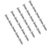 Veemoon 25 Pièces Écrous de Levage Pétales 4X20 MM avec Vis Fixation pour Portes Creuses Ancrages Métalliques Creux Lot 25 Pièces pour Cloisons Creuses et Tôles Acier
