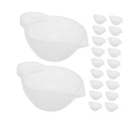 Veemoon 25 Pièces Silicone Mixing Cups For Resin Epoxy Diy Crafting Heat Resistant And Stable Dispenser Bowls For Jewelry Making And Art Projects