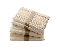 Veemoon 250 pièces Bâtonnets de Glace Bois Naturel Bâtons DIY Bois Lisses Sans Écharde pour Loisirs Créatifs Matériel Sûr pour École Fêtes et Activités Manuelles Garçon Fille