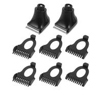 Veemoon 2ensembles Kit de Guidage pour Tondeuse Sabots de Rechange Guides de Coupe Compatible avec Tondeuse à Cheveux et Barbe