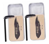 Veemoon 2ensembles Savon Sourcils Avec Pinceau Incolore Styling Cire Façonnant Sourcils Naturels Longue Durée Portable