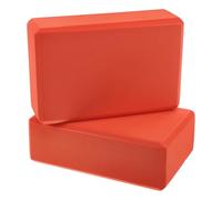 Veemoon 2pcs Bloc de Yoga en Mousse Eva Haute Densité Antidérapant Prise Confortable pour Garçon et Filles et Adultes Pilates et Étirements 120g Chacun