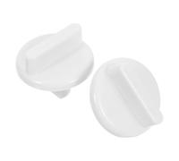 Veemoon 2pcs Bouton Thermostat Réfrigérateur en Abs Blanc, Cadran de Remplacement Précis pour Frigo et Congélateur, Contrôle de Température Cuisine