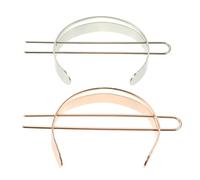 Veemoon 2pcs Épingles à Cheveux en Alliage Style Vintage Simples et Élégantes, Faciles à Porter pour Robe Quotidienne et Photos, Accessoires Chics pour Femmes