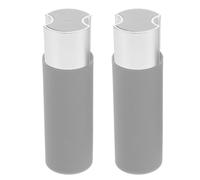 Veemoon 2pcs Poids Cordon pour Stores Verticaux et Stores Enrouleurs, Design Gris Élégant, Matériau Fer et Plastique, Protection Anti-Vent, Accessoires Tirettes de Rideaux