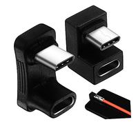 Veemoon 2pièces Adaptateur USB c Degrés U-Shape Type-c pour Ordinateurs Portables Et Tablettes Accessoires Pratiques Et Compatibles Portable Et Léger Facile à Utiliser