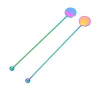 Veemoon 2pièces Agitateur à Café Domestique Multifonction pour Boissons Froides Mélangeur pour Lait Et Thé Accessoires De Bar