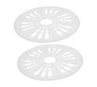 Veemoon 2pièces Bouchon De Machine à Laver Blanc Couvercle De Bouchon Essorage Pour Machine à Laver Pièce De Repassage Pour Vêtements Tampon De Repassage Pour Vêtements