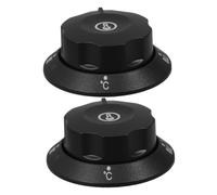 Veemoon 2pièces Bouton De Remplacement Pour Thermostat De Friteuse Commande De Température Pour Équipements De Cuisine Compatible Avec Cuisinières à Et Électriques Échelle