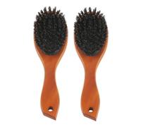 Veemoon 2pièces Brosse à Cheveux à Poils Incurvée Avec Poils De Sanglier Pour Démêlage Peigne De Massage Pour Chevelu Lot