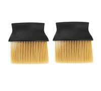 Veemoon 2pièces Brosse De Nettoyage Pour Cheveux Cassés Brosse De Barbier Pour Dépoussiérer Contour Des Oreilles Et Cou Outil De Coiffure Portable Pour Salon