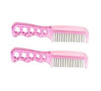 Veemoon 2pièces Brosse Pour Perruques Anti-statique Peigne Démêlant Doux Pour Cheveux Synthétiques Accessoires Coiffure Poupée Fille Garçon