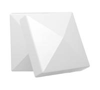 Veemoon 2pièces Capuchon De Poteau De Boîte Aux Lettres Plastique Blanc Pour Poteaux De Clôture De Terrasse De Lampadaire Quai