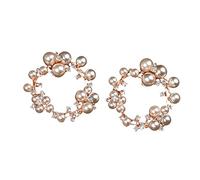 Veemoon 2pièces Clips De Chaussures Perles Pour Femmes Décoration Cristal Boucle De Chaussure Amovible Accessoire Élégant Pour Mariage Et Événements Spéciaux