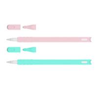 Veemoon 2pièces Coque Silicone Chat pour Stylet Tactile Ème Génération Protection Accessoires Gel De Silice Étui Rose Et Vert Menthe Compatible Mine Pencil Et Étui