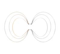 Veemoon 2pièces Couronnes Halo Métal Doré à Trois Couches Bandeaux De Déesse Pour Femmes Accessoires De Coiffure Diy Pour Hanfu Cosplay Halloween Et Mariages