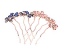 Veemoon 2pièces Épingle Cheveux Mariage Barrettes Vintage Strass Pierre Nacrée Pince Cheveux Mariée Accessoire Coiffure Mariage Femme Peigne Latéral