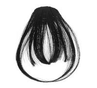 Veemoon 2pièces Fausse Frange à Clipser Frange Effilée Pour Femme Extensions De Cheveux Lot De Fausse