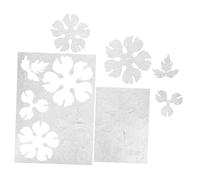 Veemoon 2pièces Fleurs Rétractable Semi-Transparent Motif Pivoine pour Printemps Feuilles De Plastique Rétractables pour Épingles à Cheveux Bijoux Projets Artisanaux