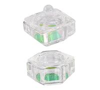 Veemoon 2pièces Gobelet Pour Nail Art Cristal Contenant Poudre Et Liquide Acrylique Pour Manucure Et Mélange De Produits