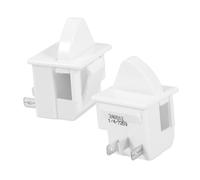 Veemoon 2pièces Interrupteur Éclairage De Porte De Réfrigérateur à Broches Bouton Activation De Lumière Pour Congélateur Et Réfrigérateur Lot