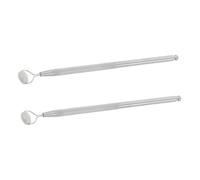 Veemoon 2pièces Jade pour Yeux Masseurs Pierre Naturelle de Massage Facial Outil de Modelage du Visage Correcteur de Nez Accessoires de Beauté Portables pour Hommes et Femmes