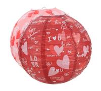 Veemoon 2pièces Lampions Suspendus pour Saint-Valentin De Lanternes Décoratives Cœur pour Fêtes Mariages