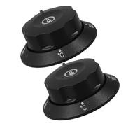 Veemoon 2pièces Lot De Boutons De Remplacement Pour Commande De Four Cadran De Température Remplacement Pour Boutons De Cuisinière Et Brûleur à Gaz Cadran
