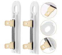 Veemoon 2pièces Lot De Fusibles Thermiques De Rechange Pour Sèche-linge Contrôle De Température Sécurisé Compatibles Avec Plusieurs Marques Matériaux Abs Et Cuivre Robustes Protection