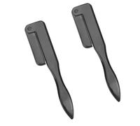 Veemoon 2pièces Peigne à Sourcils Pliable Acier Inoxydable Outil De Toilettage Pour Sourcils Rétractable Et Portable