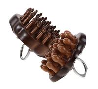 Veemoon 2pièces Peigne de Massage Bois de Santal Brosse de Chevelu Manuelle Peigne à Dents Larges et Fines pour Démêler Cheveux Outil Gua Sha pour Soins Capillaires