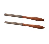 Veemoon 2pièces Pinceaux Nail Art Bois Pour Peinture Maculage Et Gel Uv Outil De Manucure Avec Pointe Fine Pour Dégradés Naturels Et Dessins Précis