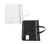 Veemoon 2pièces Pochette Zippée avec Poignée Pochette Porte-Affiches Nylon de Rangement pour Artistes et Étudiants Sac de Rangement pour Œuvres Art et Fournitures Scolaires