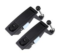 Veemoon 2pièces Serrure Levier Réglable Alliage De Zinc Loquet Trappe Affleurant Sécuritaire Pour Armoires Et Coffrets Industriels Boutons-poussoirs Résistants à La Corrosion