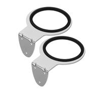 Veemoon 2pièces Support De Sèche-cheveux Mural Autocollant Pour Salle De Bain Et Meuble-lavabo Gain De Place Et Accès Pratique