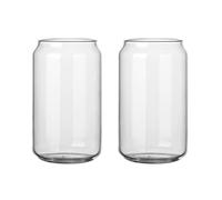 Veemoon 2pièces Tasses Verre Transparent De Mug à Boisson Pratique Et Léger Pour Café Lait Ou Jus Design Simple Et Épuré Facile à Transporter Nettoyer