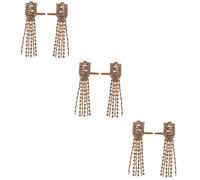Veemoon 3 Ensembles Bijoux À Glands Strass Charmes De Chaussures Accessoires Déclaration Pour Pendentifs À En Métal Alliage Doré 2 Pièces * 3