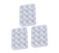 Veemoon 3 ensembles Boîtes de Rangement Petites pour Accessoires Manucure Lot de Boîtes Rondes Compactes Organisateur et Solide pour Bijoux et Décorations Ongulaires Pratique pour Voyage