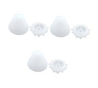 Veemoon 3 Ensembles Moule à Pot de Fruits Silicone Set pour Résine Époxy Outil Diy pour Création de Récipients Décoratifs Durable et Facile à Démouler