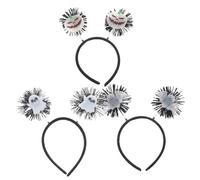 Veemoon 3 Pièces Bandeaux Cheveux Lumineux Chauve-souris et Fantôme pour Halloween Accessoires Cosplay Légers et Confortables pour Garçon Fille et Adultes Décoration Festive