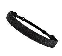 Veemoon 3 pièces Bandeaux de Sport Élastiques Lot de Bandeaux Yoga Antidérapants Larges et Confortables pour Sport et Activités Équipe Rouge Vert Noir