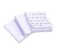 Veemoon 3 Pièces Bloc Notes Autocollants Adhésifs pour To Do List et Planification Notes Auto Adhésives Portables pour Bureau et École Repositionnables Blanches