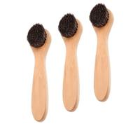 Veemoon 3 Pièces Brosse Nettoyante Visage en Bois, Exfoliante, Douce, | Voyages D'affaires et Déplacements, Enlève les Peaux Mortes, Usage Mixte Hommes Femmes, Soin Doux