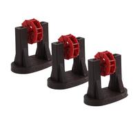 Veemoon 3 Pièces Décor Aquarium Moulin à Eau Miniature avec Support | Roue Rotative, Style Traditionnel Délicat, Assemblage Simple, pour Micro Paysage et Bureau