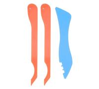 Veemoon 3 Pièces Outil de Pressage Cuivre pour Vitrail Applicateur Manuel Ergonomique Kit de Foiling Pratique pour Loisirs Créatifs Verre