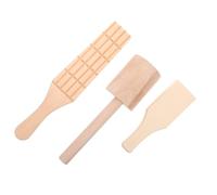 Veemoon 3 Pièces Outils En Céramique Pour Enfants Pate Un Modeleur Pâte à Modeler Outils De Céramique De Sculpture D'argile De Poterie De Bricolage Beige