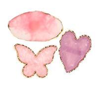 Veemoon 3 pièces Palette de Mélange pour Nail Art avec Anneaux Réglables Outil Pratique pour Création de Couleurs Personnalisées Facile à Utiliser pour Vernis et Gel Nails