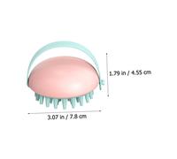 Veemoon 3 pièces Peigne de Massage Spa Brosse Démêlante Massante pour Nettoie et Exfolie Douceur Outil Multifonction pour Cheveux Bouclés et Usage Professionnel ou Personnel