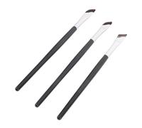 Veemoon 3 Pièces Pinceau Eyeliner Biseauté Fin Set De Pinceaux Pour Yeux Outil Eyeliner Pinceau Correcteur Pour Yeux Applicateur Pour Fard à Paupières