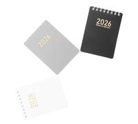Veemoon 3 Pièces Planner Notebook Set With Spiral Binding Portable Pocket Diary For Project Management Daily Notes Organization English Calendar Organizer